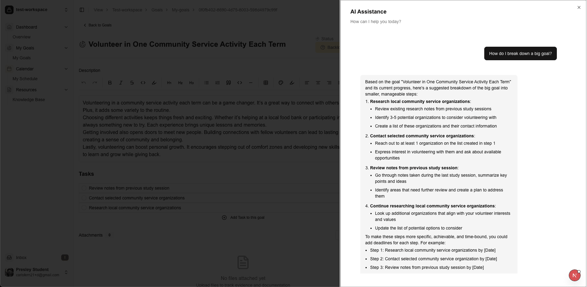 Student Portal AI Chatbot